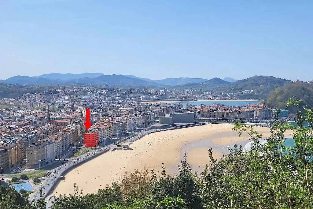 Lapurdi Zurriola Beach Lejlighed San Sebastián Spanien
